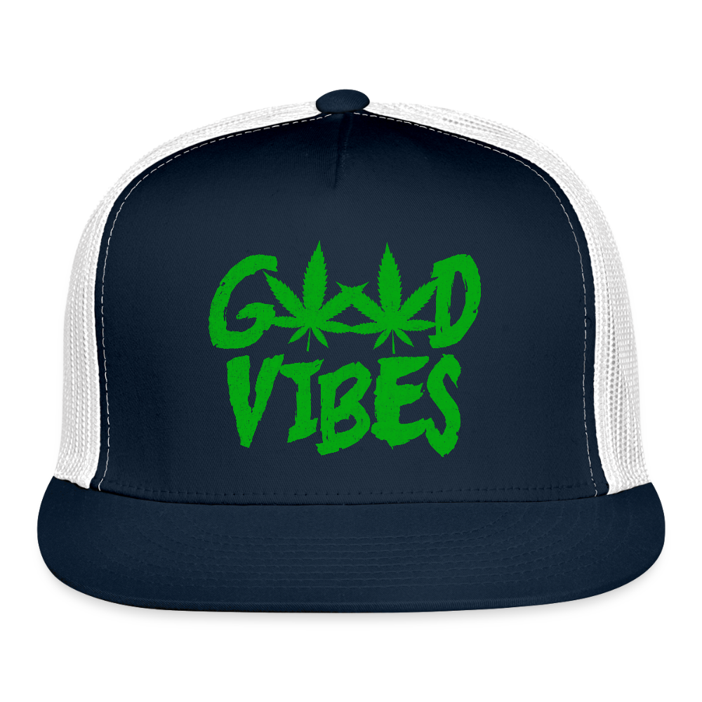 Good vibes - navy/white