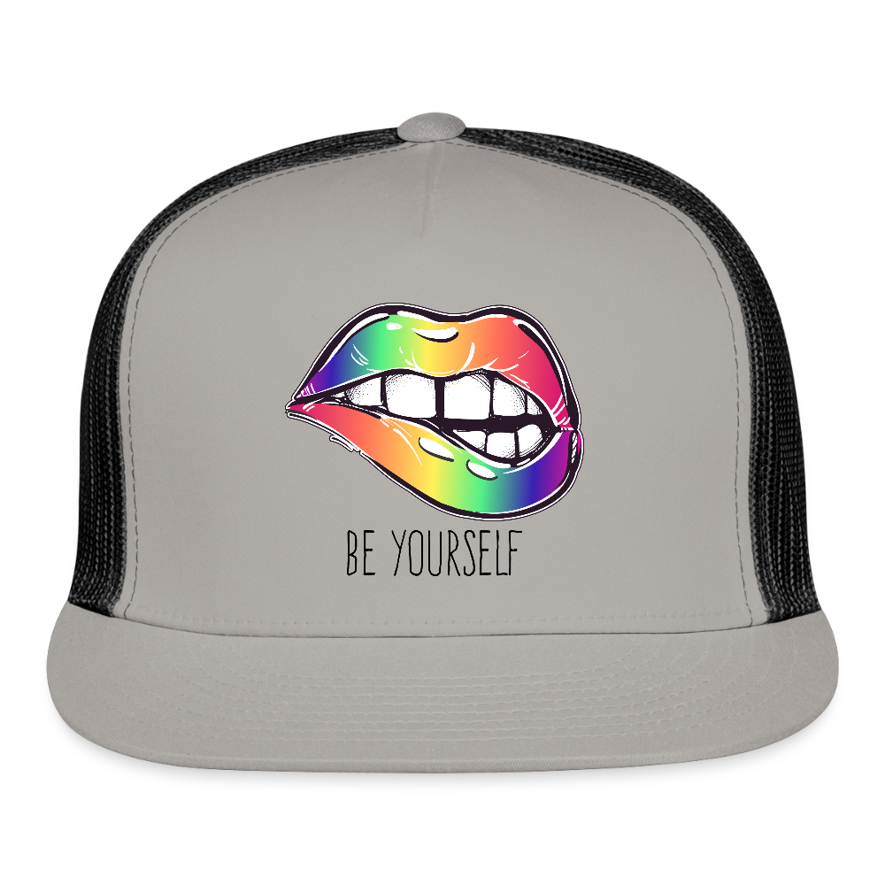 Be Yourself - gray/black