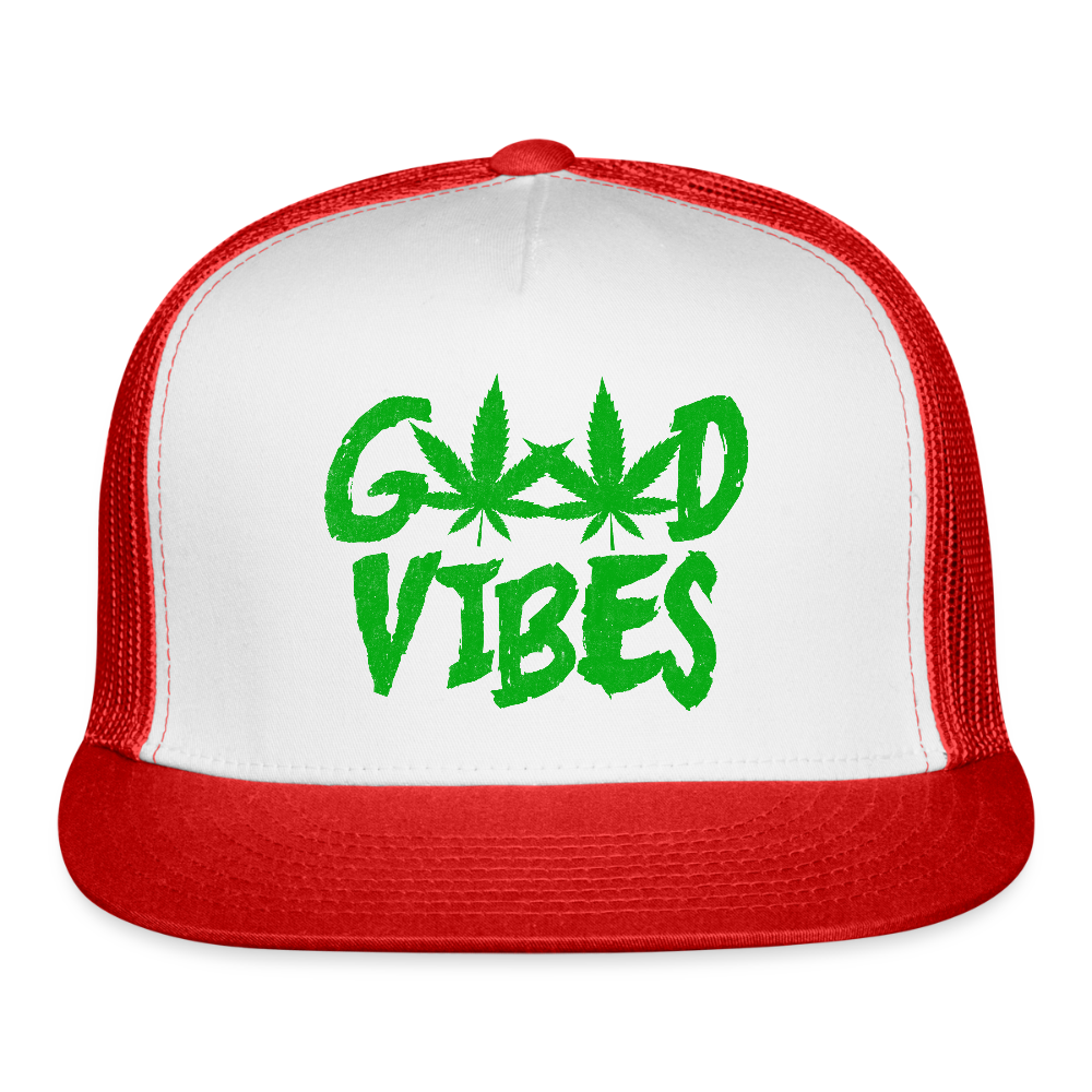 Good vibes - white/red
