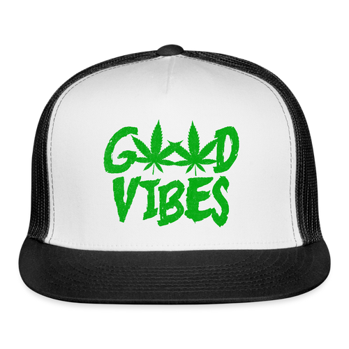 Good vibes - white/black